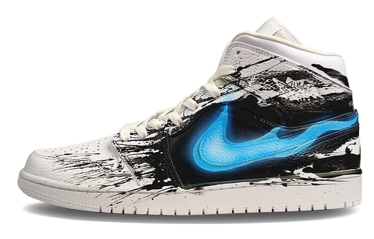 

Мужские кроссовки Air Jordan 1 Mid черные/белые