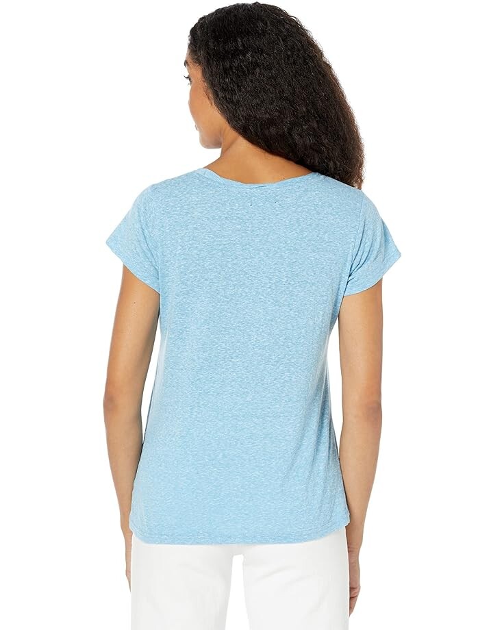 

Рубашка U.S. POLO ASSN. Snow Yarn Tee Shirt, цвет Beacon Blue