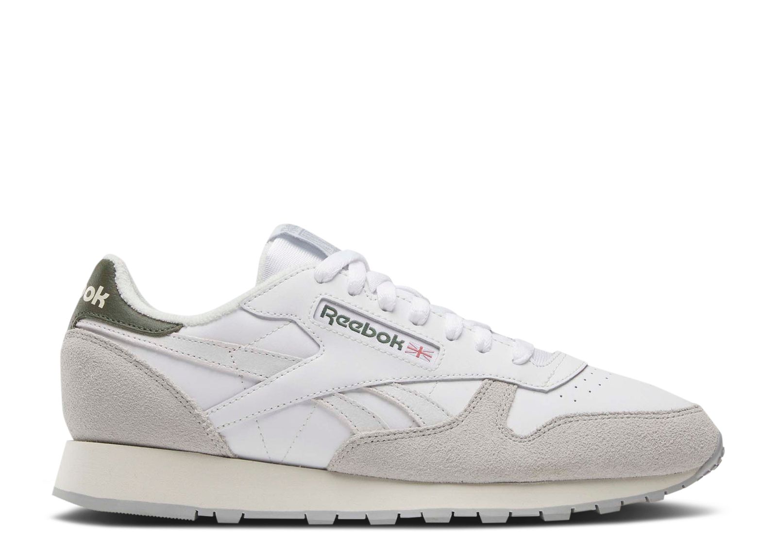 

Кроссовки Reebok Classic Leather 'White Steely Fog', белый