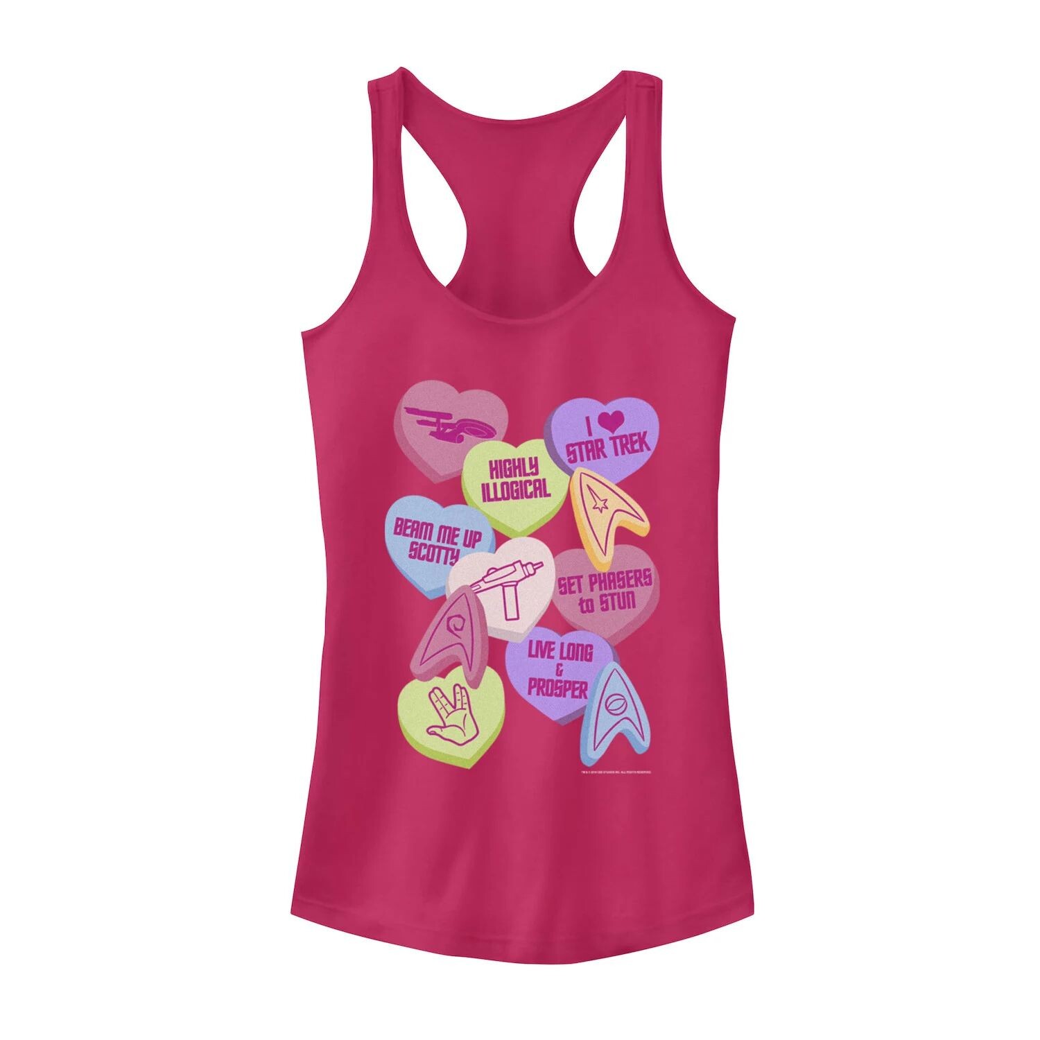 

Майка для юниоров Star Trek Candy Hearts ко Дню святого Валентина Licensed Character
