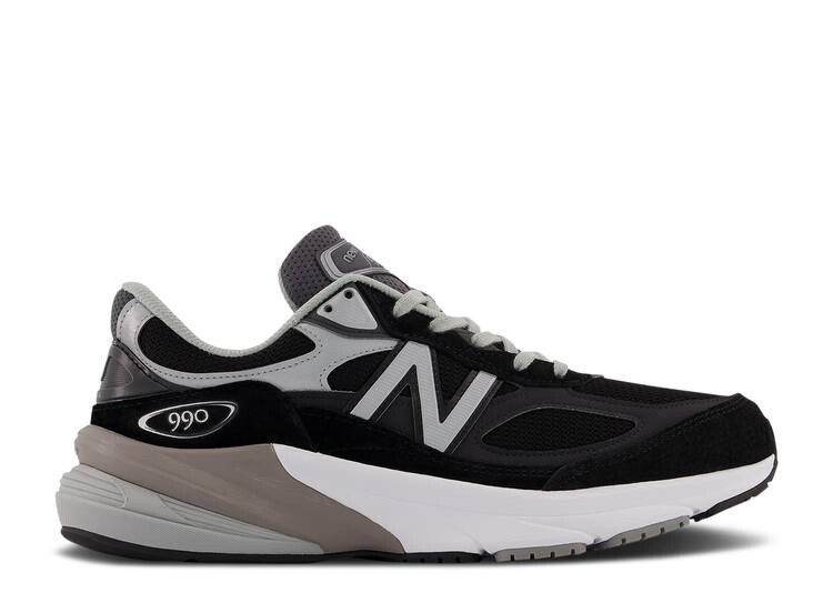 

Кроссовки New Balance WMNS 990V6 MADE IN USA WIDE 'BLACK SILVER', черный