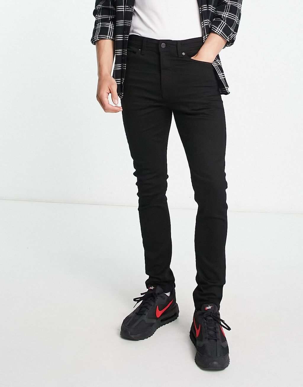 

Черные джинсы узкого кроя Selected Homme Leon