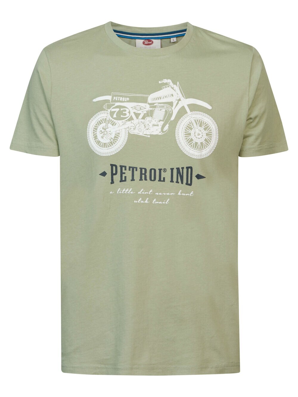 

Футболка Petrol Industries Classic Print, светло-зеленый