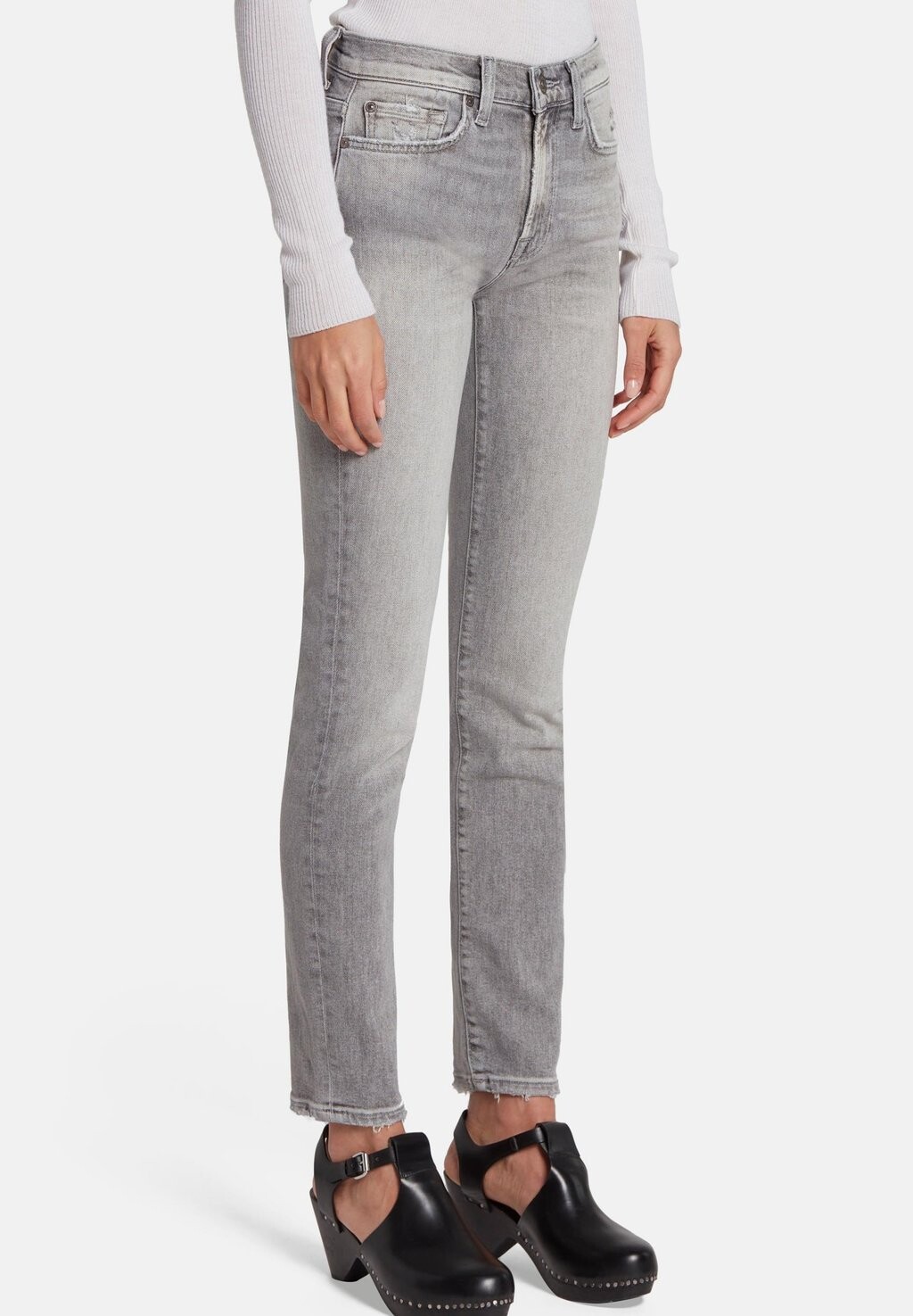

Джинсы скинни ROXANNE LUXE VINTAGE IMPRINT 7 for all mankind, серый
