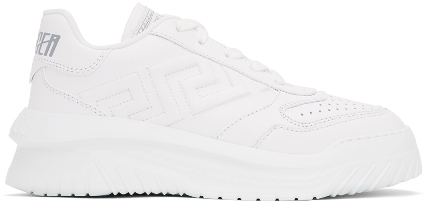 

Белые кроссовки Odissea Versace, цвет Optical white