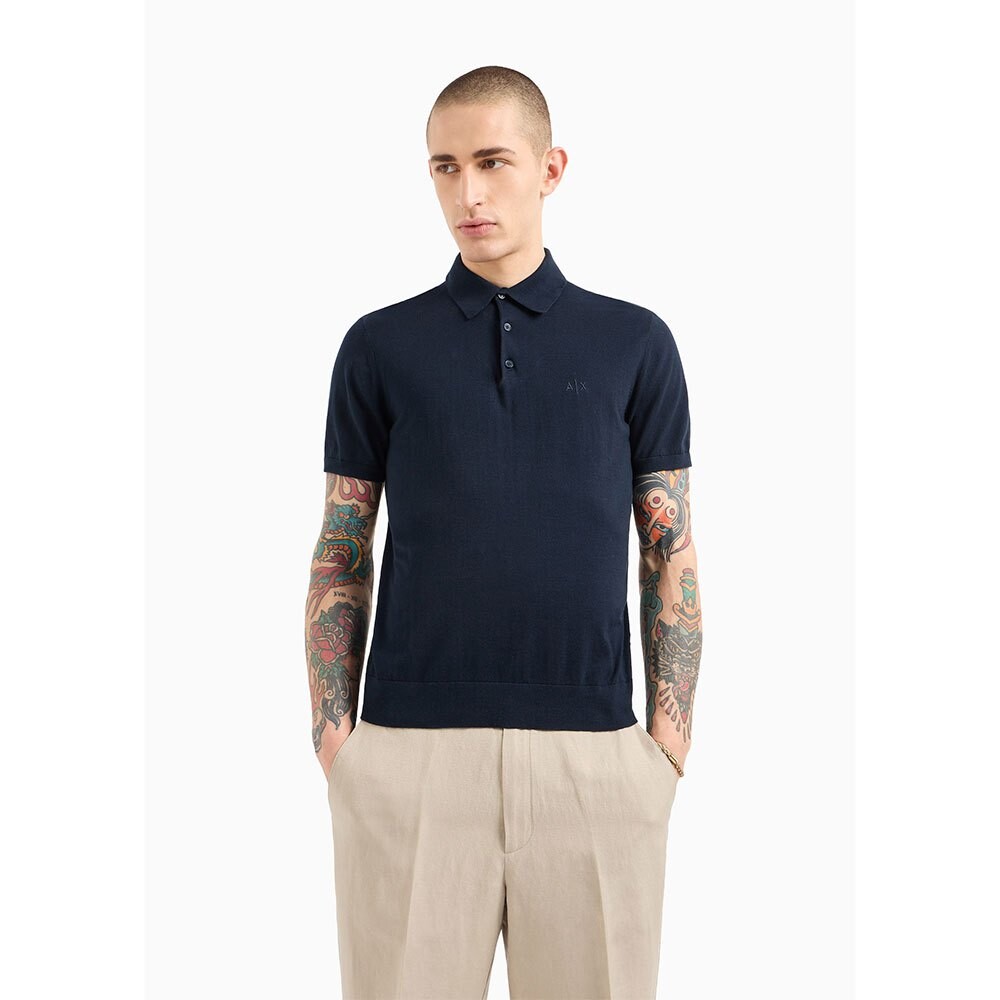 

Поло Armani Exchange 8NZF5D_ZM3JZ, синий