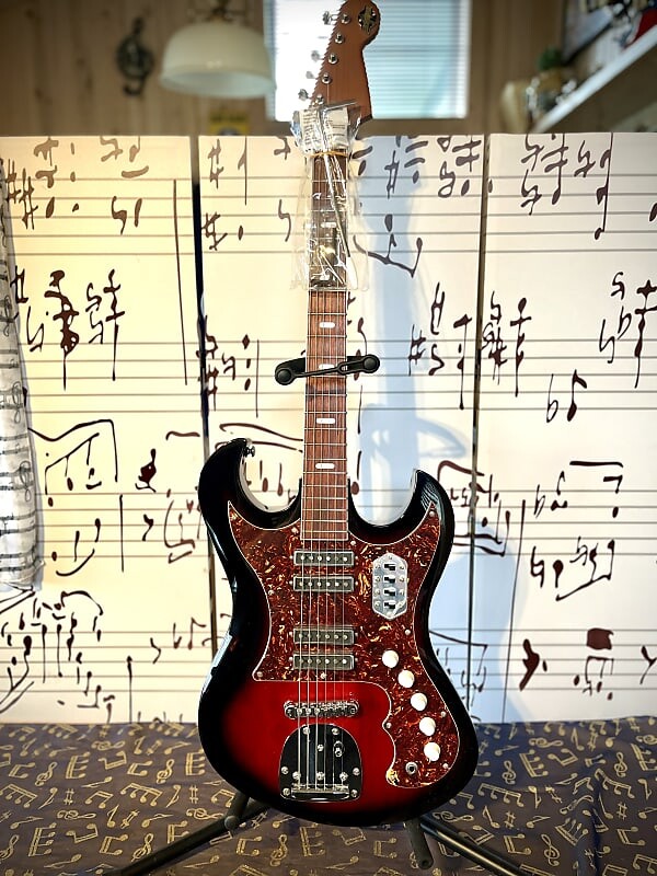 

Электрогитара Eastwood SD-40 Hound Dog - Redburst