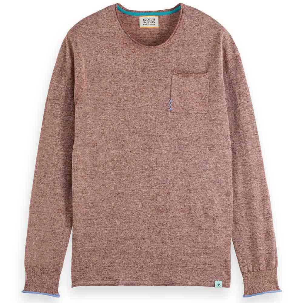 

Свитер Scotch & Soda 177113 Crew Neck, коричневый
