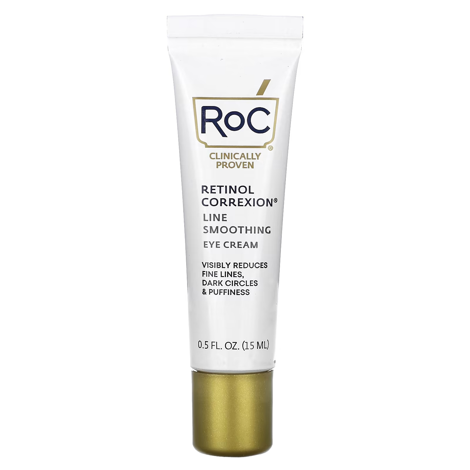 RoC Retinol Correxion Line Разглаживающий крем для век 0,5 жидк. унции (15 мл) roc retinol correxion крем для максимального увлажнения без отдушек 48 г 1 7 унции