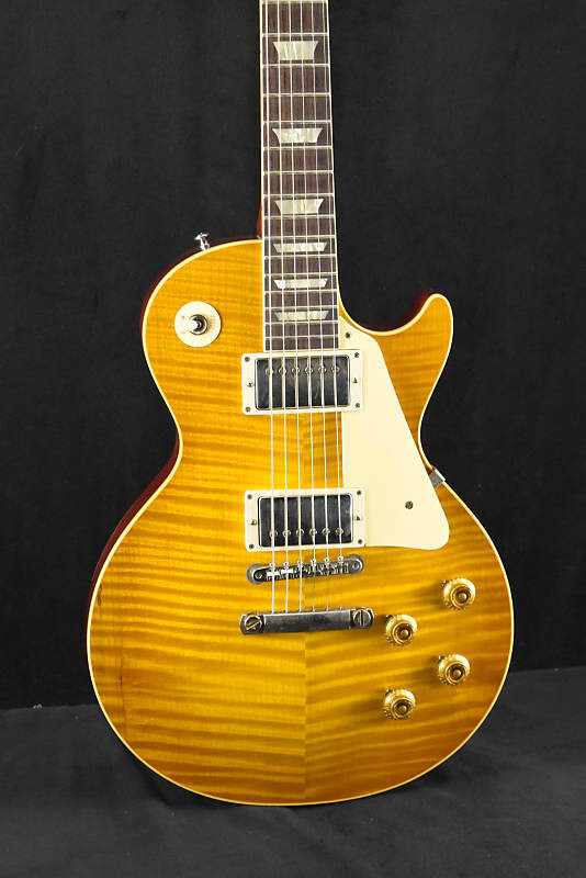 

Электрогитара Gibson Murphy Lab 1959 Les Paul Standard Lemon Burst Ultra Light Aged Fuller's Exclusive