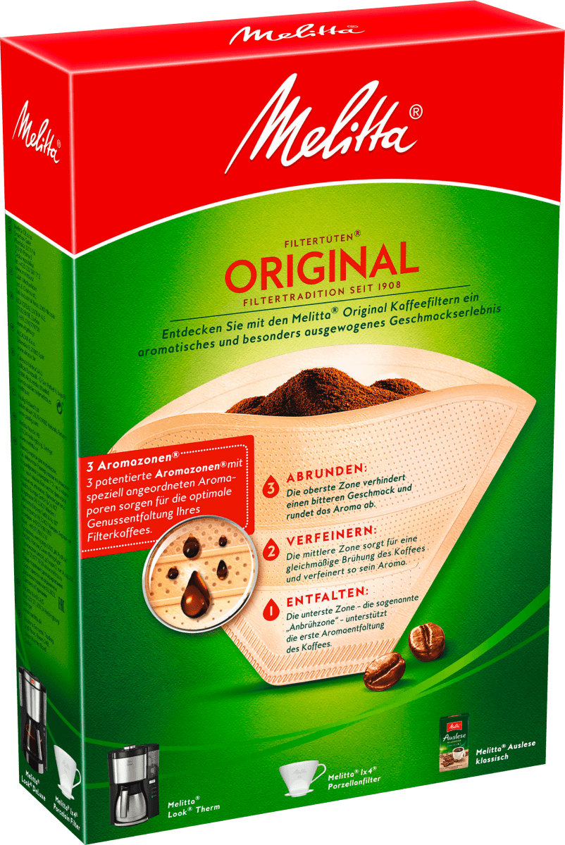 Кофейные фильтр-пакеты Original 1х4 аромат натуральный коричневый 80 шт. Melitta melitta таблетки melitta 4 шт
