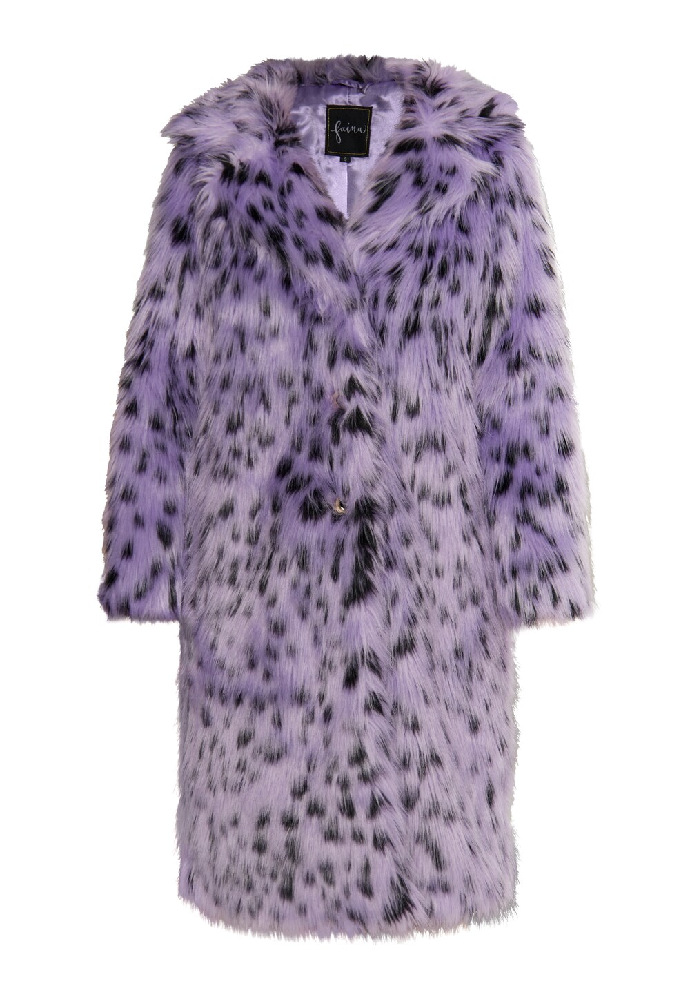 Зимнее пальто faina, фиолетовый