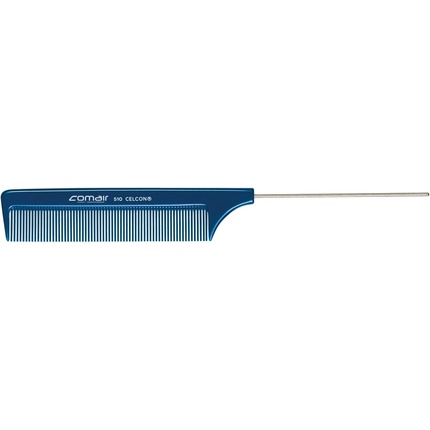 Синий Profi-Line 510 Игольная расческа с мелкими зубьями, Comair цена и фото
