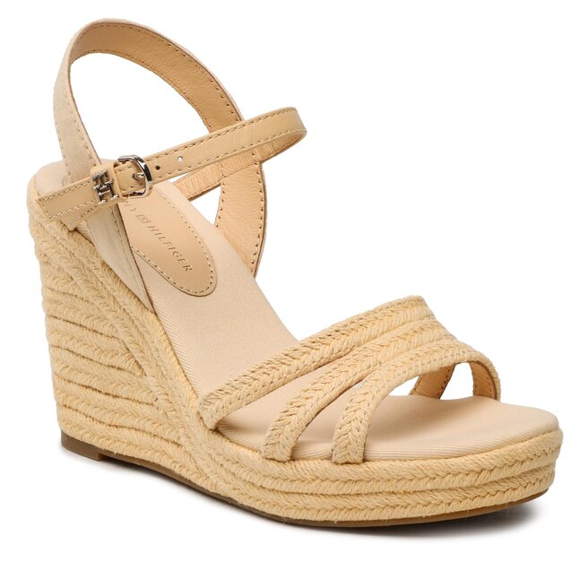 

Сандалии Tommy Hilfiger EssentialWedge Sandal, бежевый