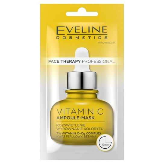 Вечерняя маска для осветления и цвета, 8 мл Eveline Cosmetics Face Therapy Professional