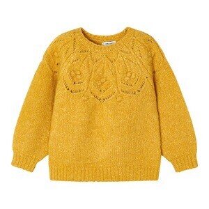 

Пуловер Mayoral Strick Lochstrick, желтый