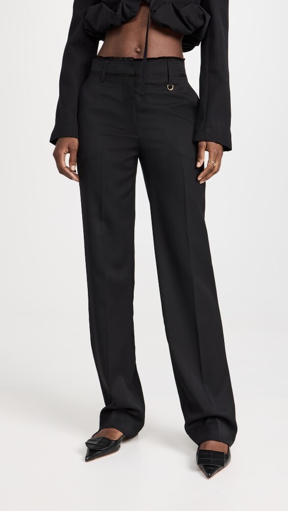 

Брюки Jacquemus Le Pantalon Ficelle, черный