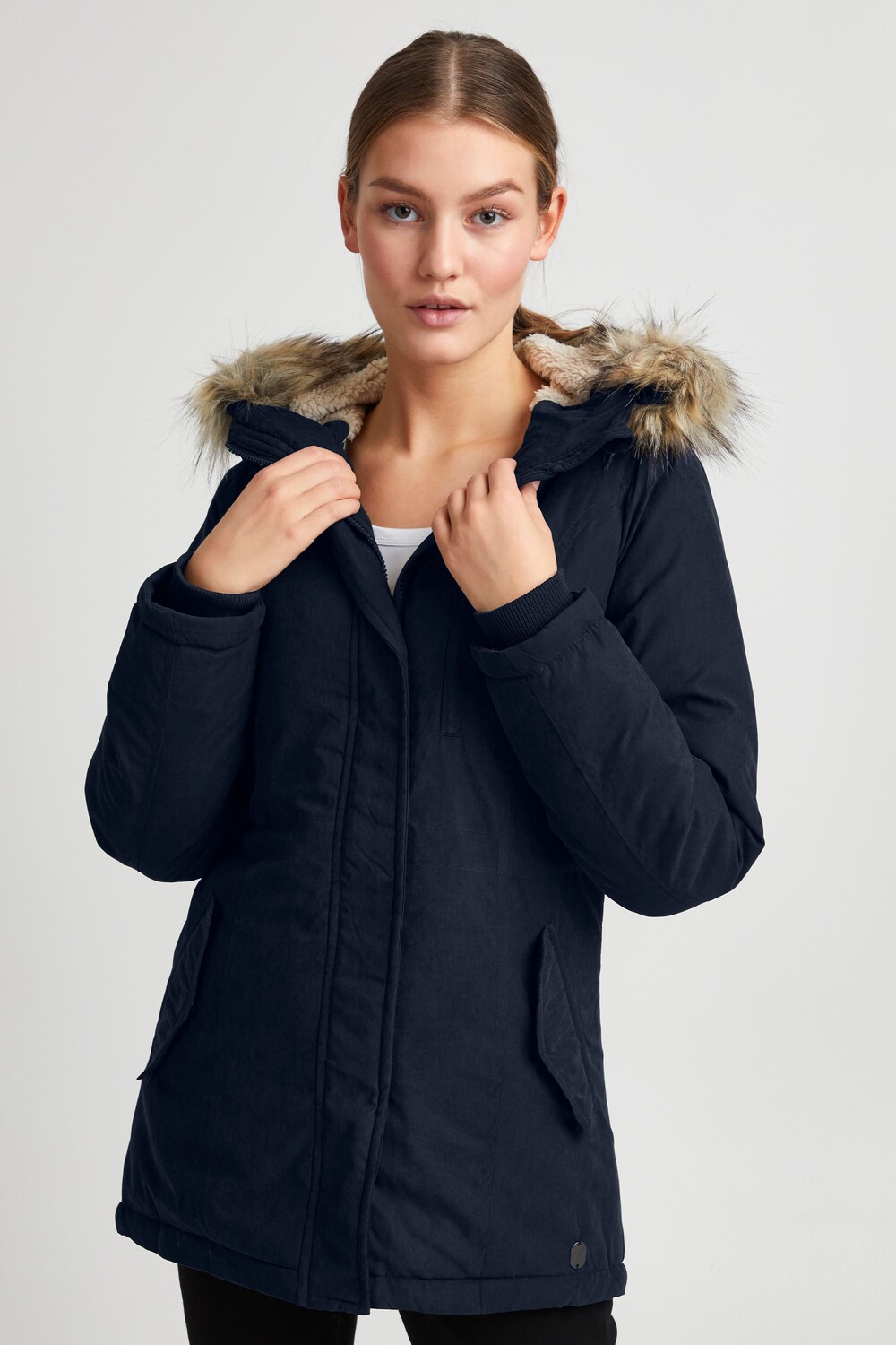 

Пуховик Oxmo Parka, серый