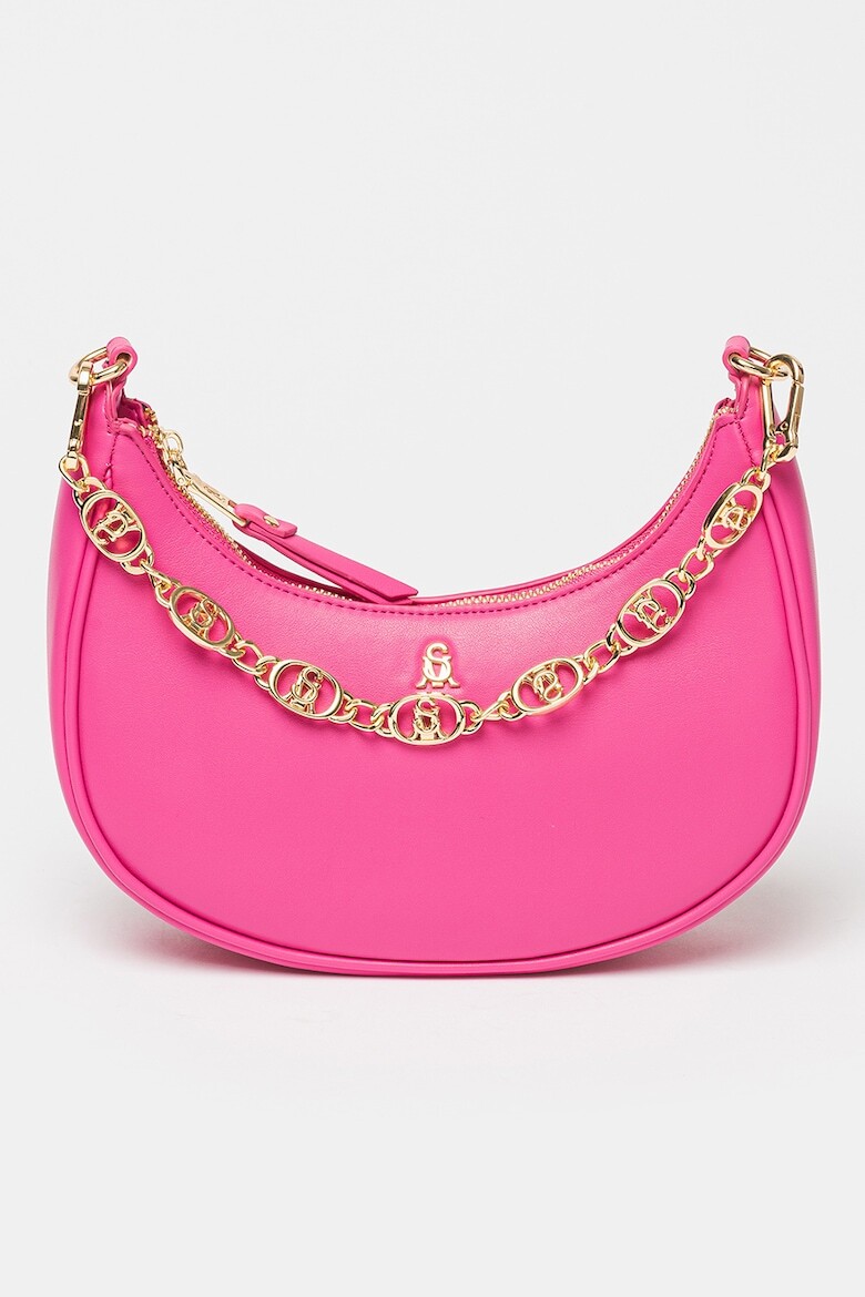 

Сумка Wand из экокожи с ручкой-цепочкой Steve Madden, фуксия