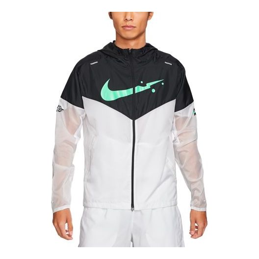 Куртка Nike Windrunner Tokyo Zipper hooded Running Sports Jacket White, белый