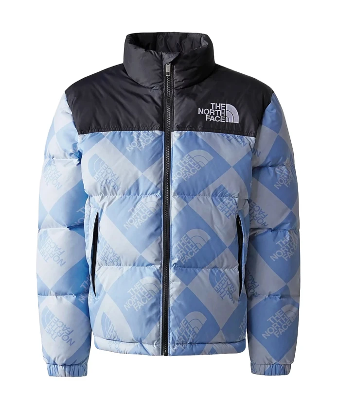 

Ретро нупце детская куртка пыльный барвинок The North Face, синий