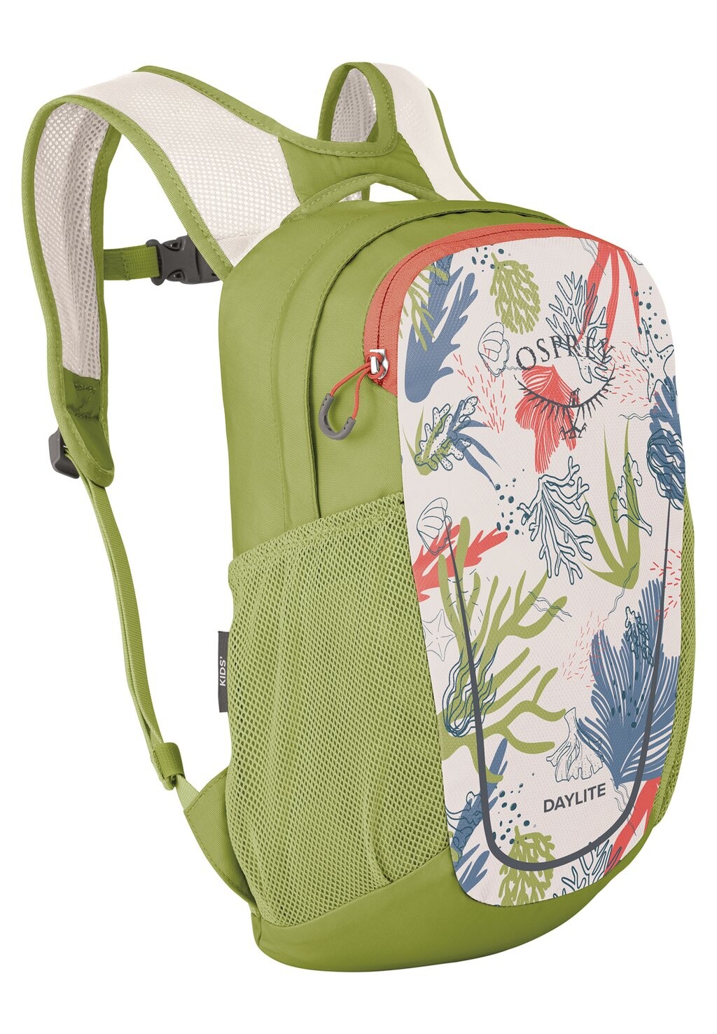 

Туристический рюкзак DAYLITE Osprey, цвет coral life print green