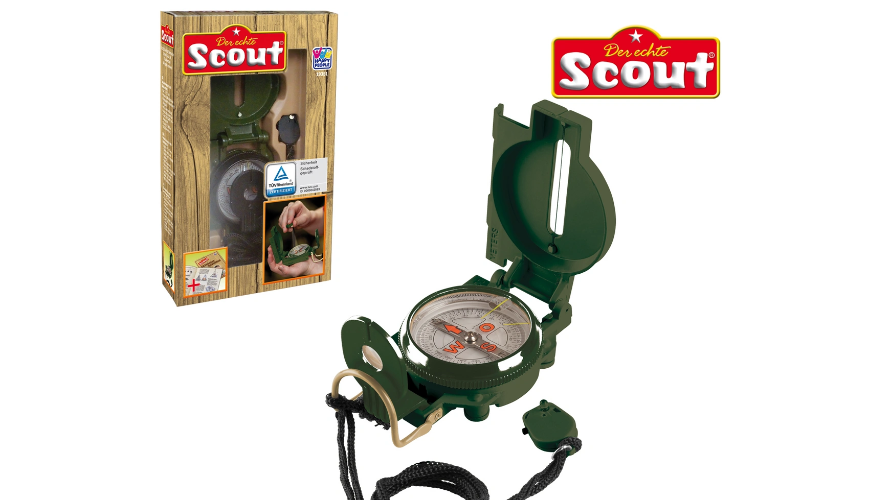 

Scout Карманный компас с подсветкой