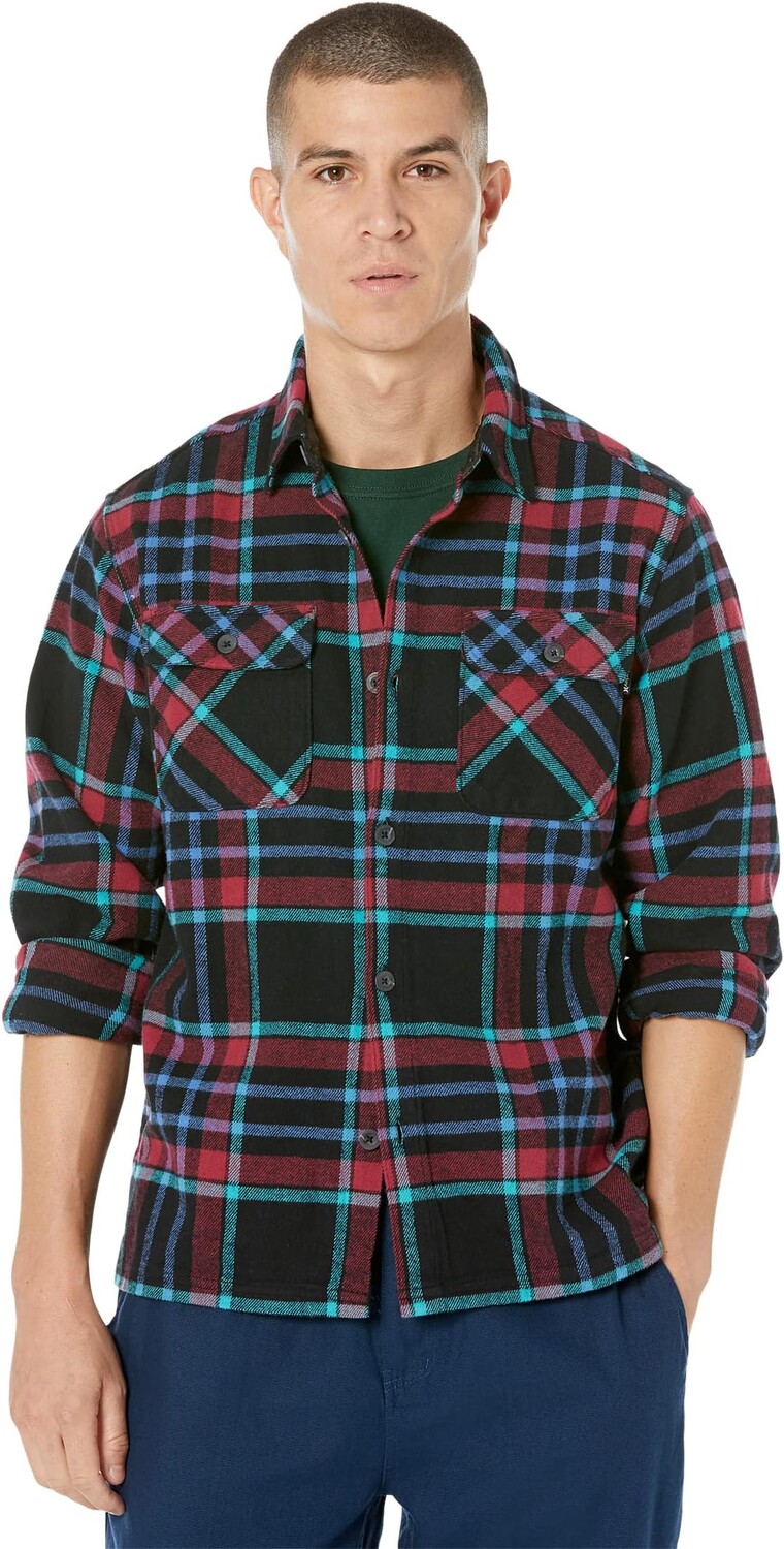 

Рубашка Hurley Santa Cruz Shoreline Flannel, черный