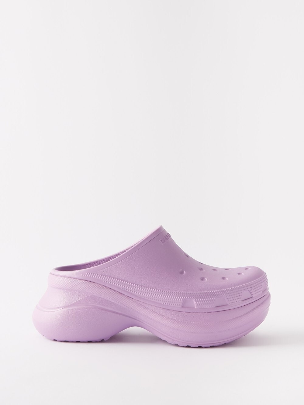 

Резиновые сабо на платформе x crocs Balenciaga, фиолетовый
