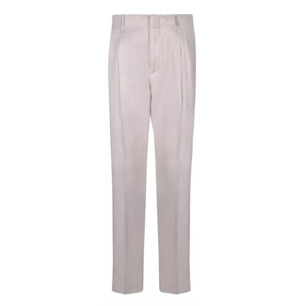 

Брюки linen and viscose trousers Lardini, бежевый