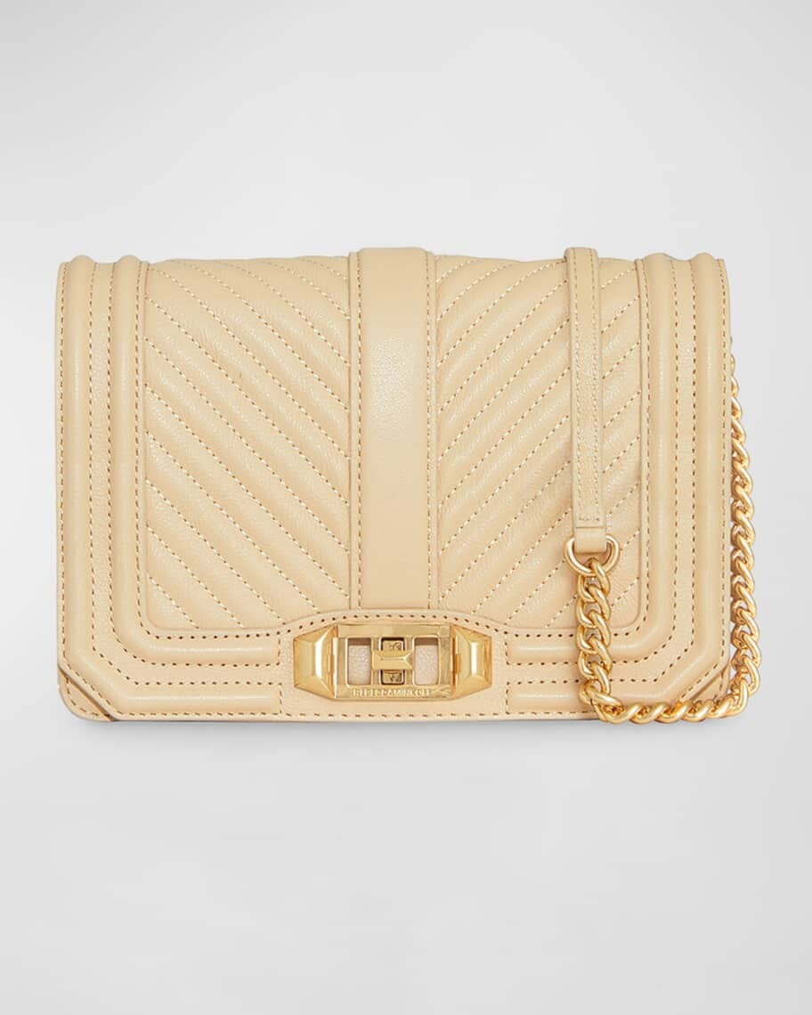 

Маленькая сумка через плечо из стеганой кожи с цепочкой Rebecca Minkoff