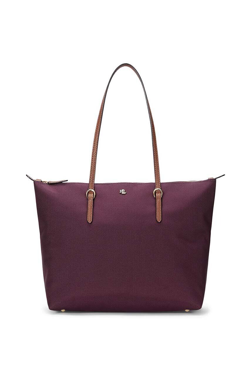 

Сумочка Лорен Ральф Лорен Lauren Ralph Lauren, фиолетовый