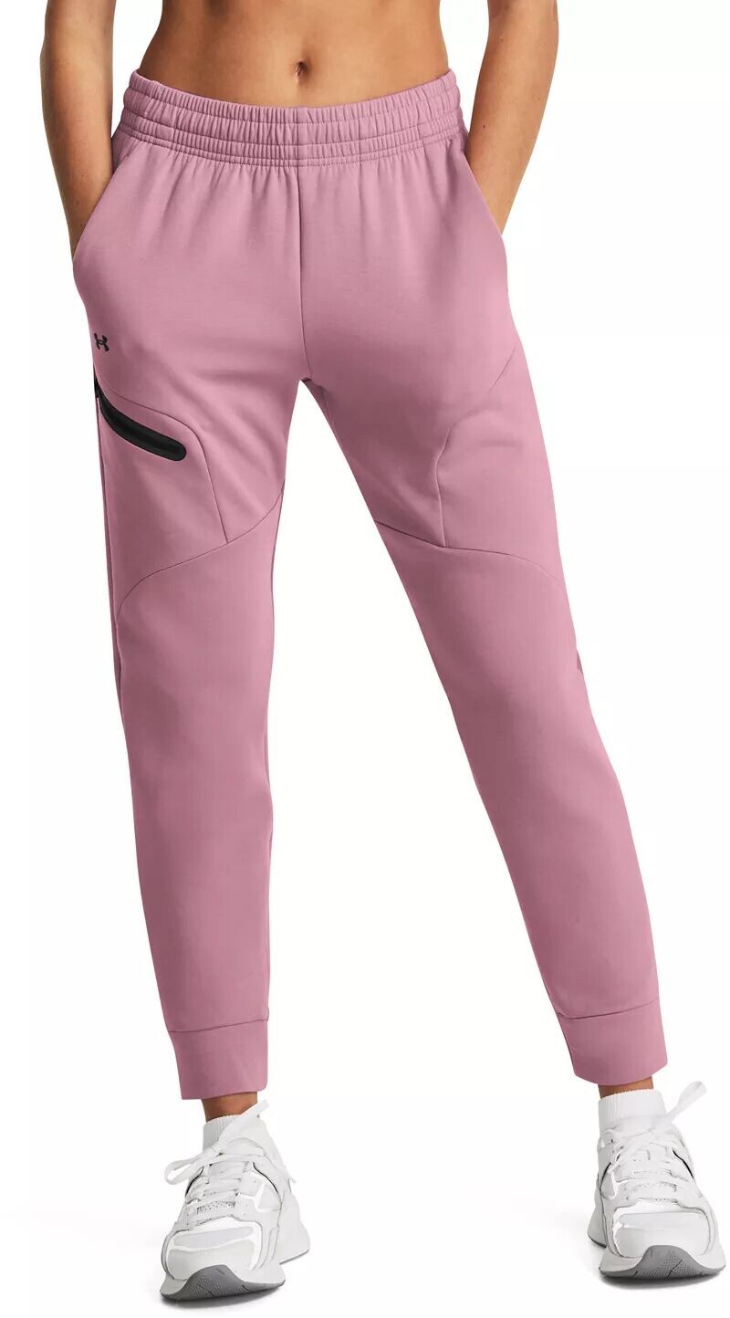 

Женские неудержимые флисовые джоггеры Under Armour, розовый