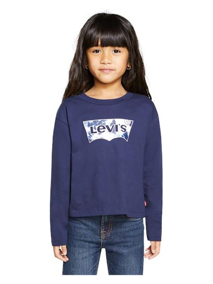 

Лонгслив Levi's Kids, темно синий