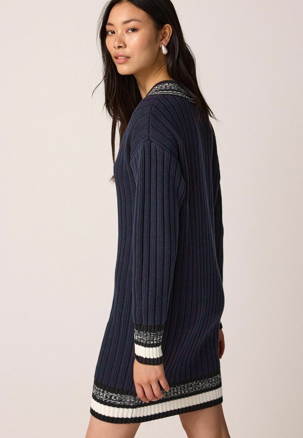 

Платье-джемпер V-NECK REGULAR FIT Next, синий