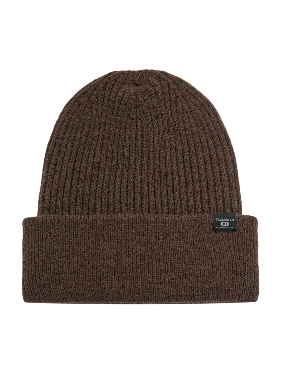 

Шапка Pull&Bear Beanie, цвет Chocolate