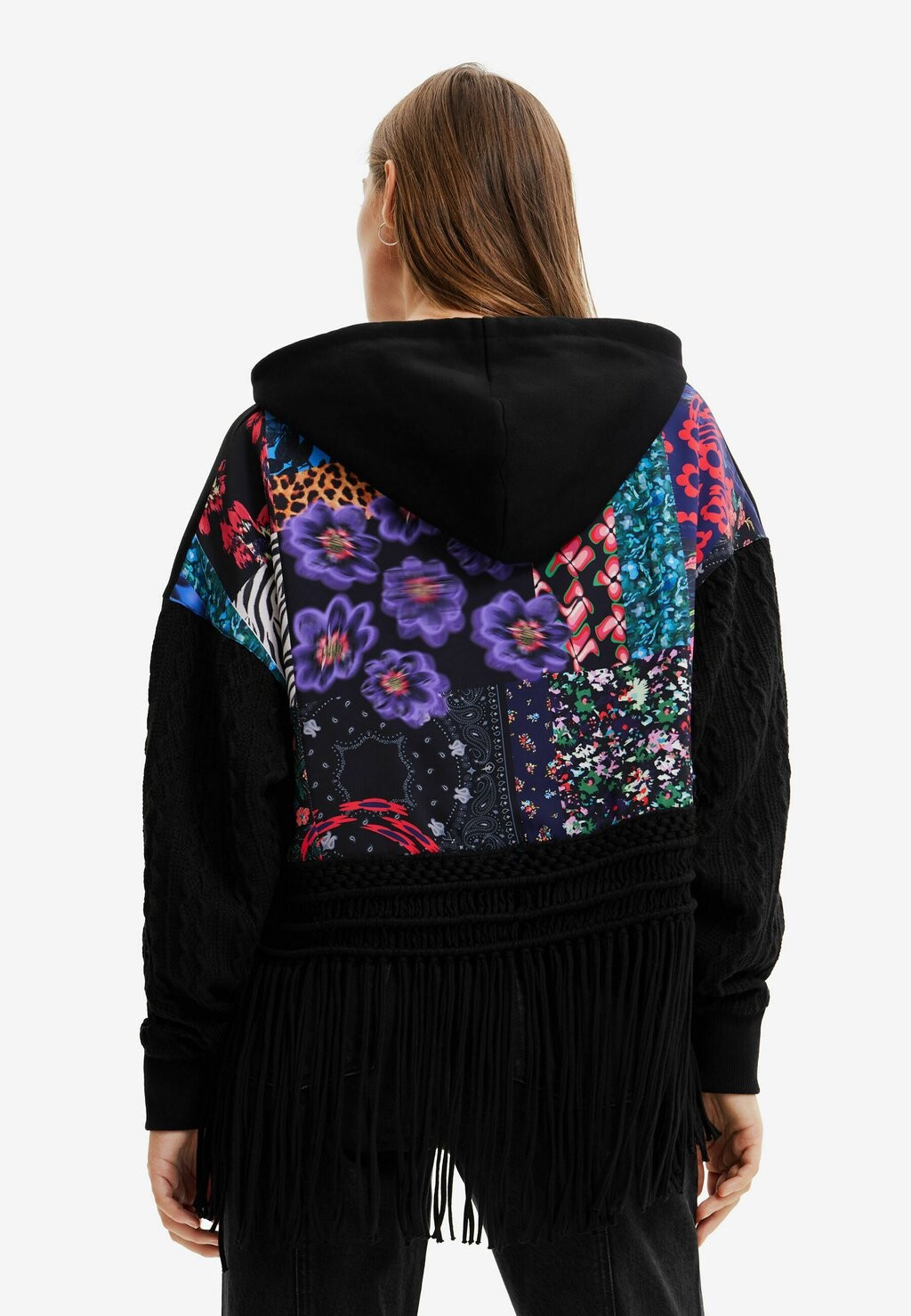 

Толстовка с капюшоном Desigual, черный