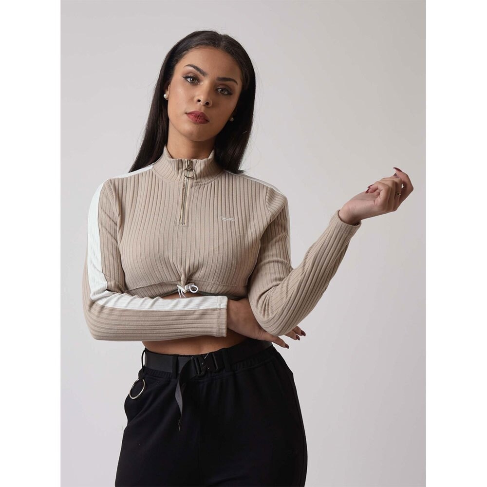 

Толстовка Project X Paris F202031 Half Zip, бежевый