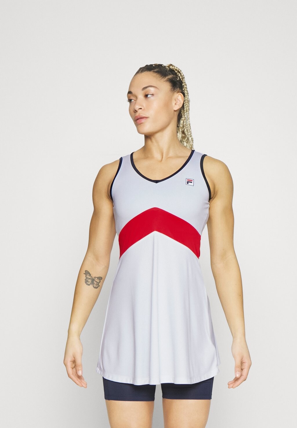 

Платье для тенниса Fila, белый/красный