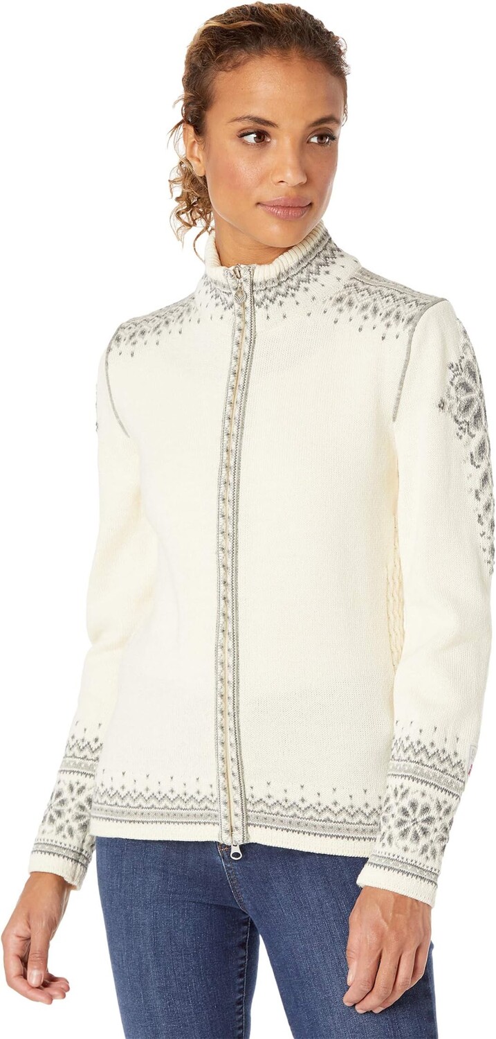 

Свитер 140th Anniversary Feminine Jacket Dale of Norway, цвет Off-White/Smoke/Light Charcoal