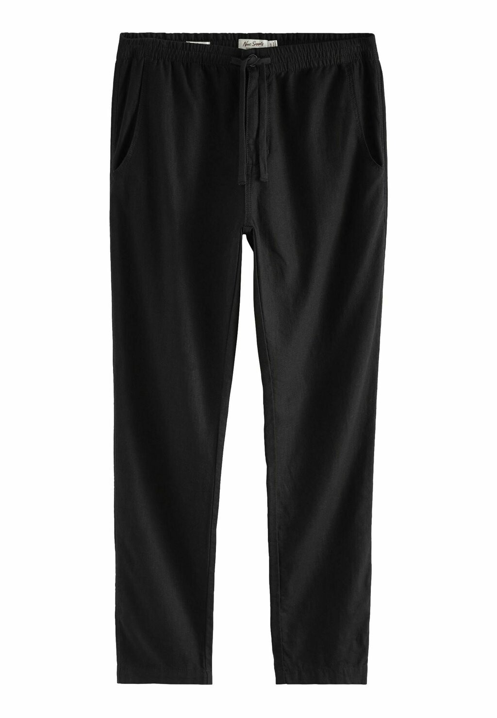 

Брюки Elasticated Drawstring Slim Fit Next, черные