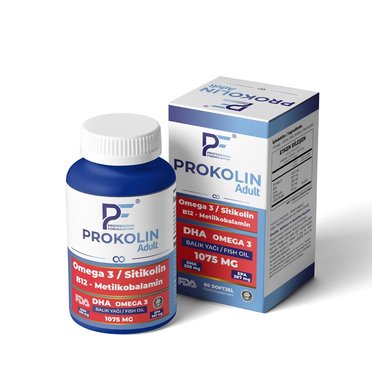 PF Prokolin Adult 60 Softgel
