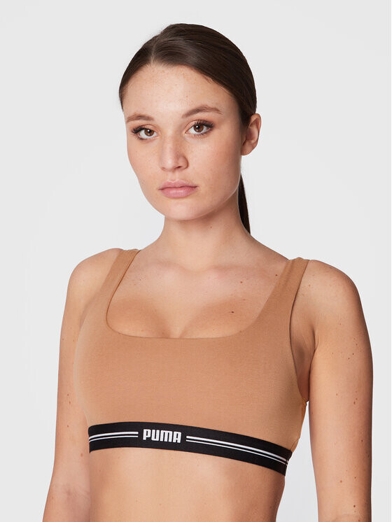 

Верхний бюстгальтер Puma, бежевый