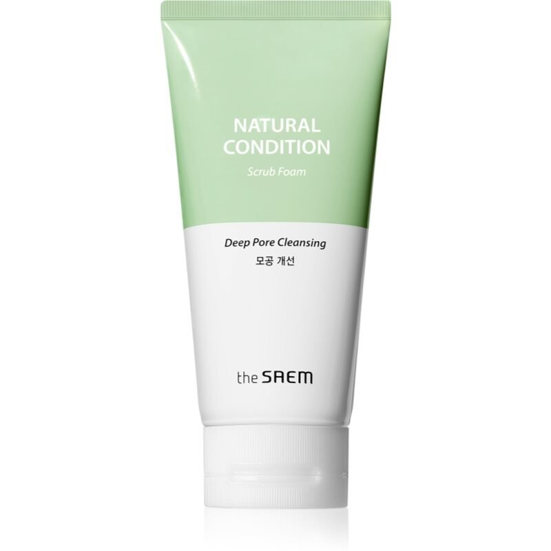 

The Saem Natural Condition Scrub Foam Отшелушивающая очищающая пенка с эффектом пилинга 150 мл