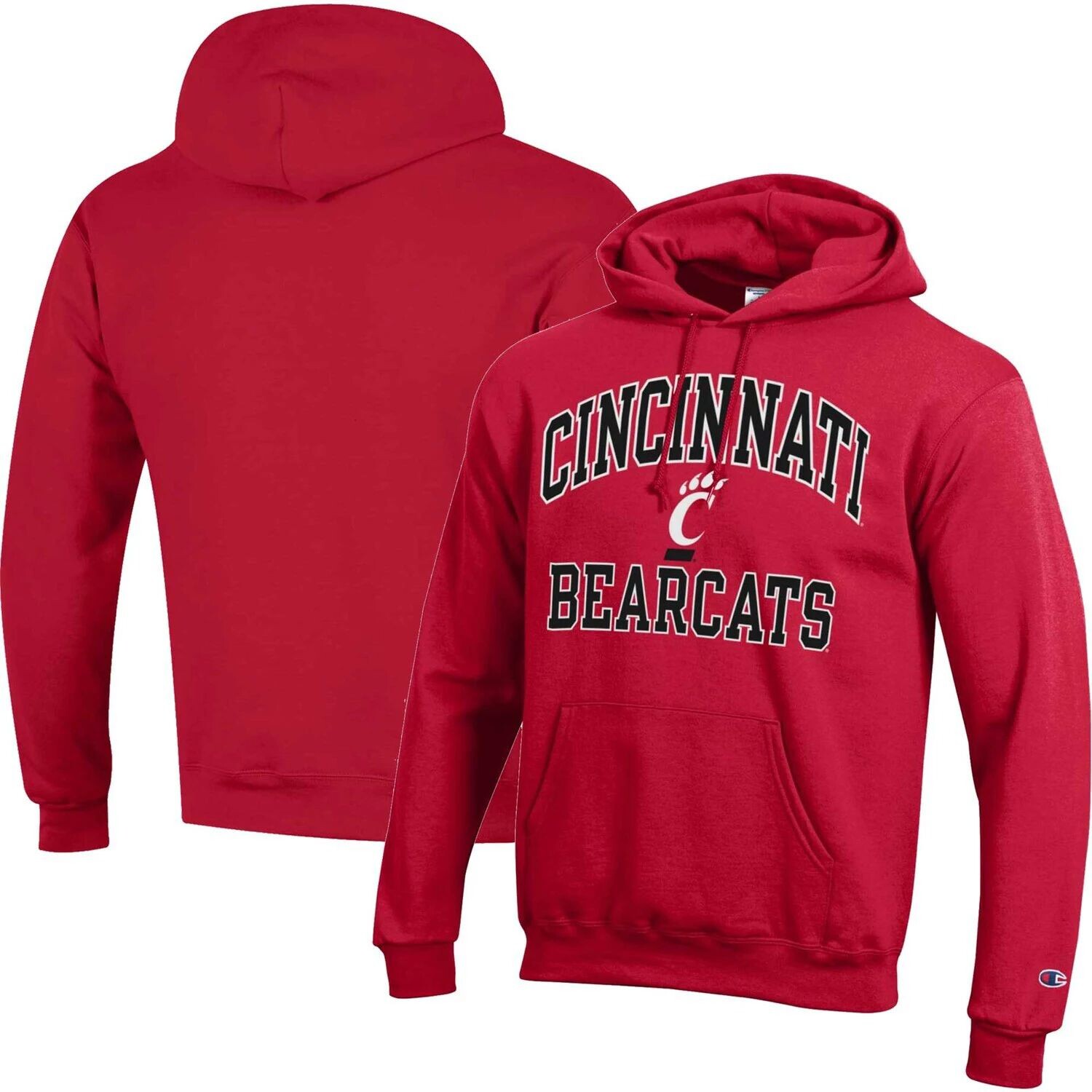 

Мужской красный пуловер с капюшоном Cincinnati Bearcats High Motor Champion