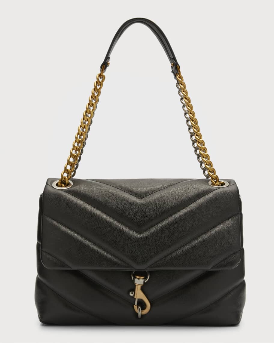 

Сумка на плечо Edie Maxi со стеганой цепочкой и шевроном Rebecca Minkoff