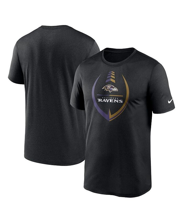 

Черная мужская футболка Baltimore Ravens Icon Legend Performance Nike, черный
