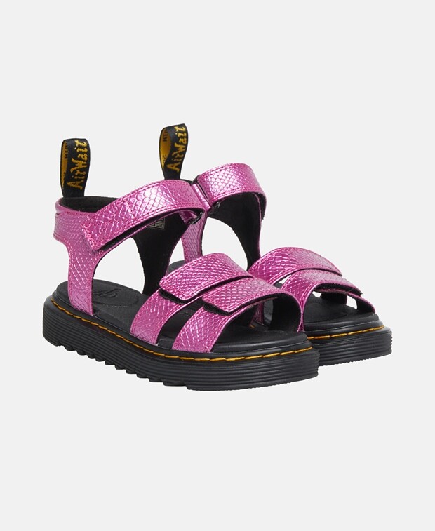 

Сандалии с ремешком на щиколотке Dr. Martens, античный розовый