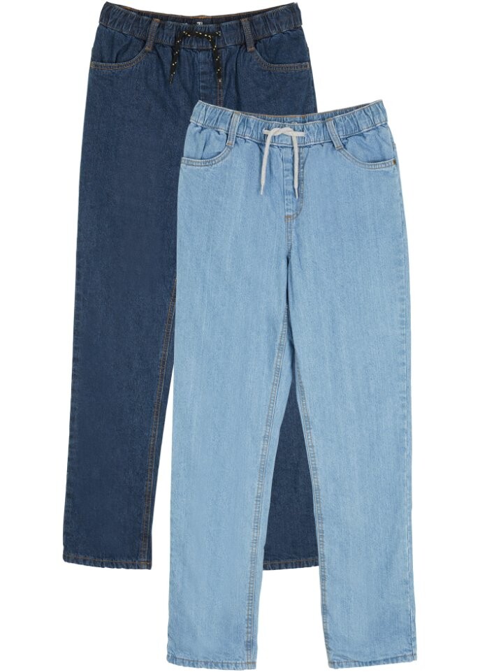 

Термоджинсы свободного кроя для мальчиков (2 шт) John Baner Jeanswear, синий