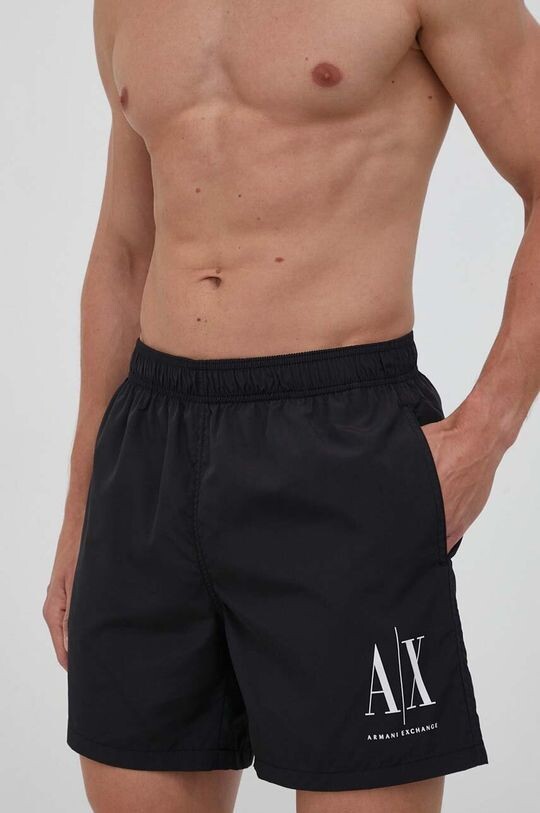 

Плавки-шорты Armani Exchange, черный